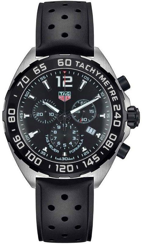Tag Heuer Formula 1 43mm Men's Chronograph Watch CAZ1010.FT8024 