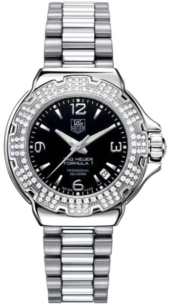 Tag Heuer Formula 1 Battery Operated Quartz Black Watch WAC1214.BA0852 