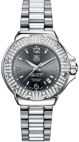 Tag Heuer Formula 1 Battery Operated Quartz Grey Watch WAC1218-BA0852 