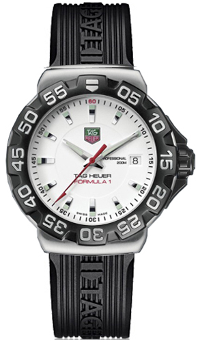Tag Heuer Formula 1 Battery Operated Quartz White Watch WAH1111-FT6024 