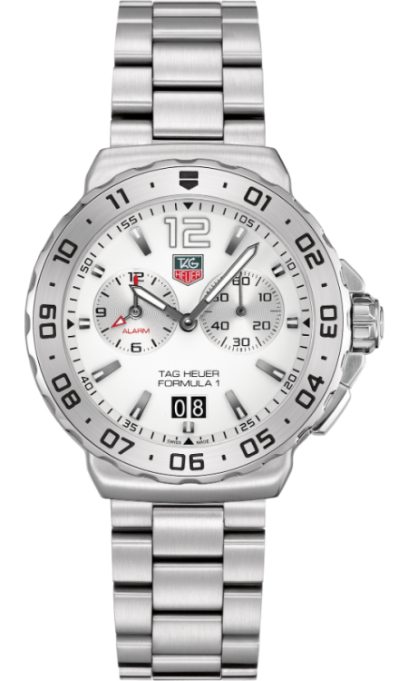 Tag Heuer Formula 1 Battery Operated Quartz White Watch WAU111B-BA0858 