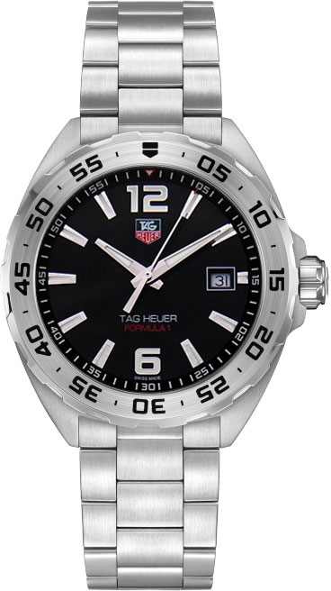Tag Heuer Formula 1 Black Dial 41mm Men's Watch WAZ1112.BA0875 