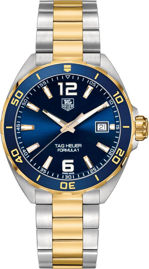 Tag Heuer Formula 1 Two-tone Blue Dial 41mm Men's Watch WAZ1120.BB0879 