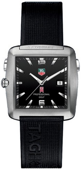 Tag Heuer Golf / Sport Battery Operated Quartz Black Watch WAE1110-FT6004 