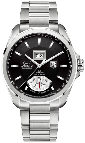 Tag Heuer Grand Carrera Self winding Automatic Chronometer Black Mens Watch WAV5111-BA0901 