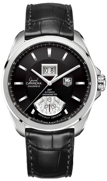 Tag Heuer Grand Carrera Self winding Automatic Chronometer Black Mens Watch WAV5111-FC6225 