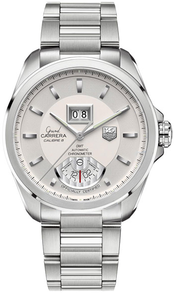 Tag Heuer Grand Carrera Self winding Automatic Chronometer Silver Mens Watch WAV5112.BA0901 