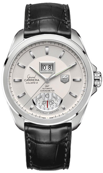 Tag Heuer Grand Carrera Self winding Automatic Chronometer Silver Mens Watch WAV5112-FC6225 