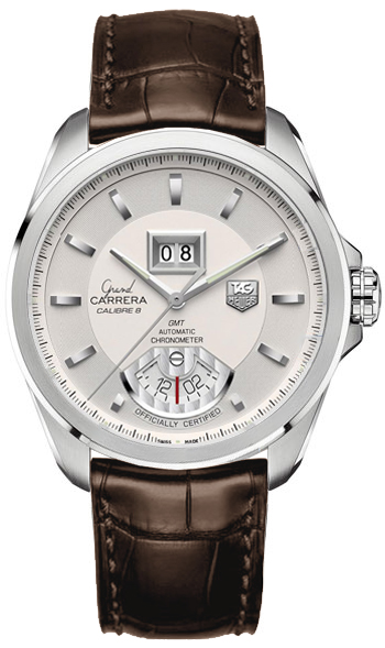 Tag Heuer Grand Carrera Self winding Automatic Chronometer Silver Mens Watch WAV5112-FC6231 