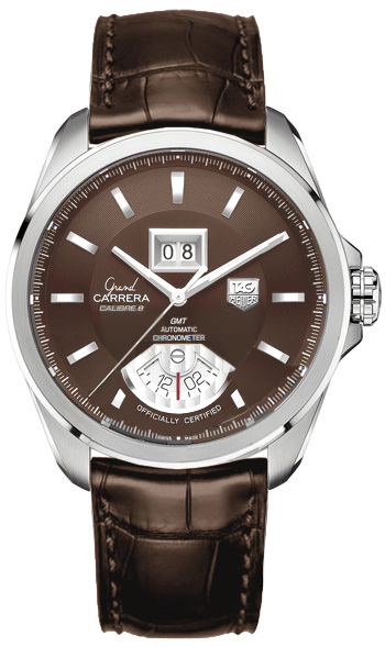 Tag Heuer Grand Carrera Self winding Automatic Chronometer Brown Mens Watch WAV5113-FC6231 