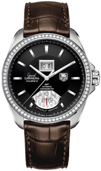 Tag Heuer Grand Carrera Self winding Automatic Chronometer Black Mens Watch WAV5115-FC6231 