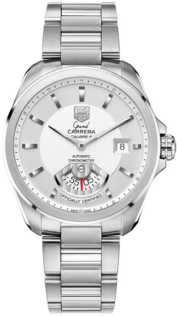 Tag Heuer Grand Carrera Self winding Automatic Chronometer Silver Mens Watch WAV511B-BA0900 