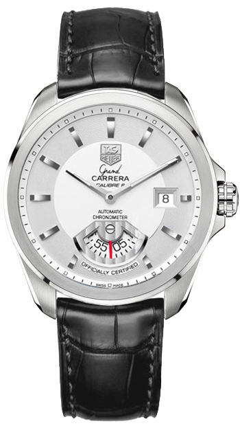 Tag Heuer Grand Carrera Self winding Automatic Chronometer Silver Mens Watch WAV511B-FC6224 
