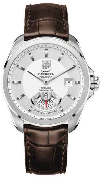 Tag Heuer Grand Carrera Self winding Automatic Chronometer Silver Mens Watch WAV511B.FC6230 