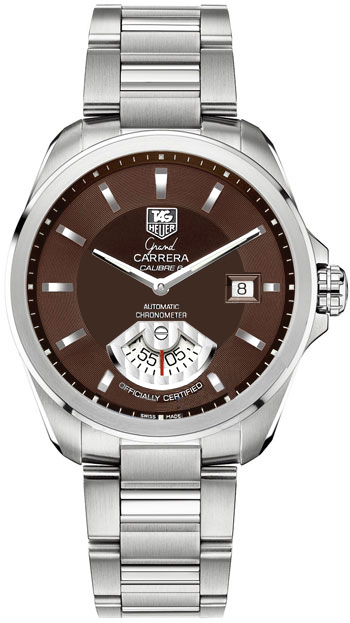 Tag Heuer Grand Carrera Self winding Automatic Chronometer Brown Mens Watch WAV511C-BA0900 