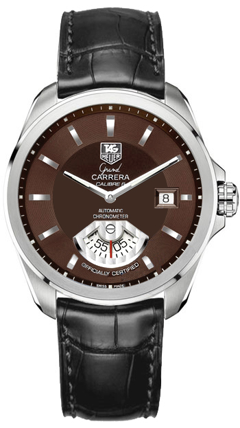 Tag Heuer Grand Carrera Self winding Automatic Chronometer Brown Mens Watch WAV511C-FC6224 