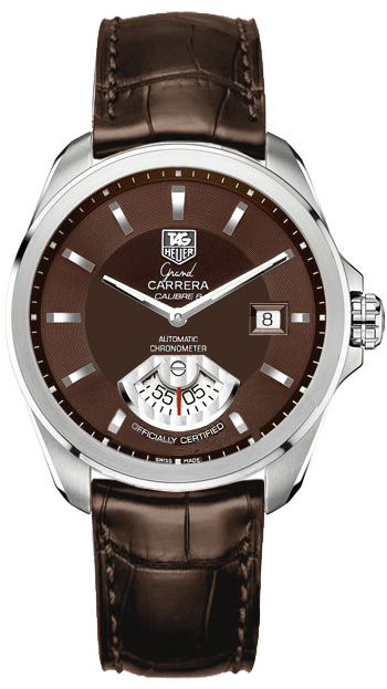 Tag Heuer Grand Carrera Self winding Automatic Chronometer Brown Mens Watch WAV511C.FC6230 