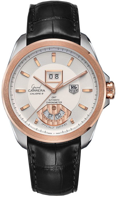 Tag Heuer Grand Carrera Self winding Automatic Chronometer Silver Mens Watch WAV5152-FC6225 
