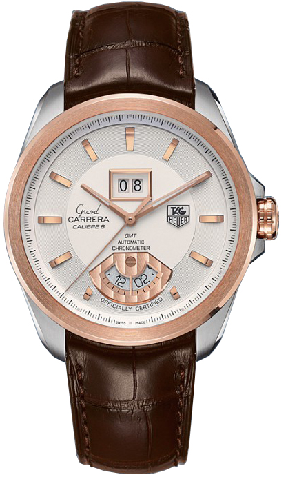 Tag Heuer Grand Carrera Self winding Automatic Chronometer Silver Mens Watch WAV5152-FC6231 