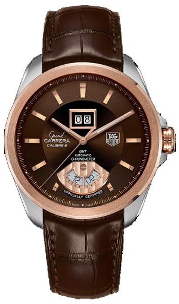 Tag Heuer Grand Carrera Self winding Automatic Chronometer Brown Mens Watch WAV5153-FC6231 