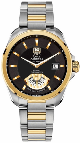 Tag Heuer Grand Carrera Self winding Automatic Chronometer Black Mens Watch WAV515A-BD0903 