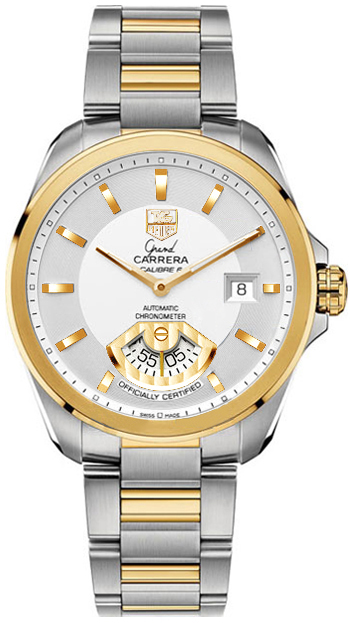 Tag Heuer Grand Carrera Self winding Automatic Chronometer Silver Mens Watch WAV515B-BD0903 