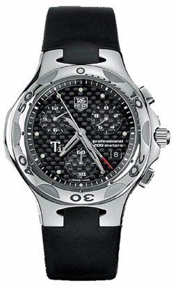 Tag Heuer Kirium Battery Operated Quartz Carbon Fiber Mens Watch CL1181-FT6000 