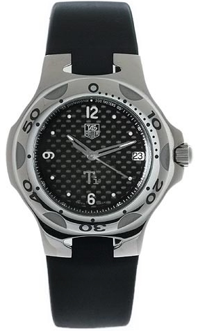 Tag Heuer Kirium 
Battery Operated Quartz Carbon Fiber Watch WL1180-FT6000 