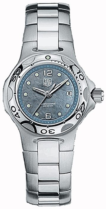 Tag Heuer Kirium 
Battery Operated Quartz Blue Ladies Watch WL131H-BA0709 