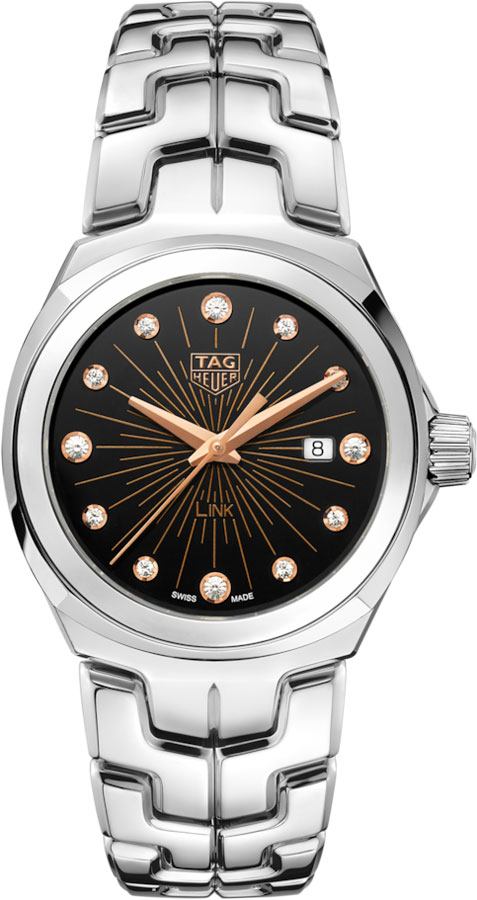 Tag Heuer Link Battery Operated Quartz Black Ladies Watch WBC131F.BA0649 