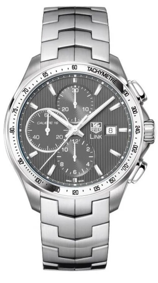 Tag Heuer Link Self winding Automatic Grey Mens Watch CAT2013-BA0952 