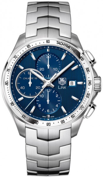 Tag Heuer Link Self winding Automatic Blue Mens Watch CAT2015-BA0952 