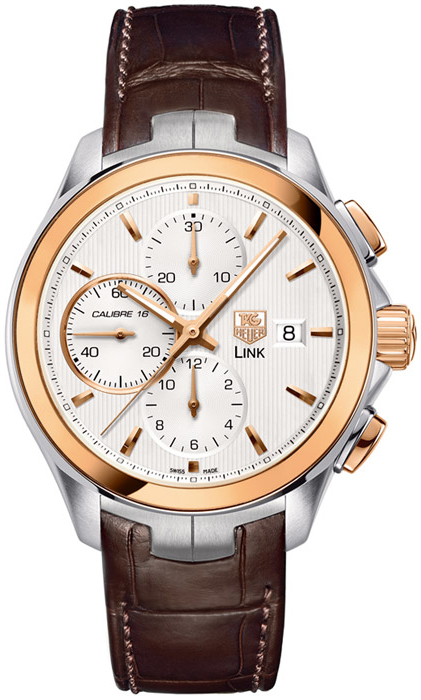 Tag Heuer Link Self winding Automatic Silver Mens Watch CAT2050.FC6322 
