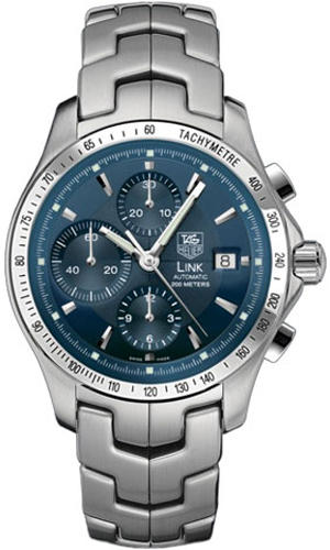 Tag Heuer Link Self winding Automatic Blue Mens Watch CJF2114-BA0594 