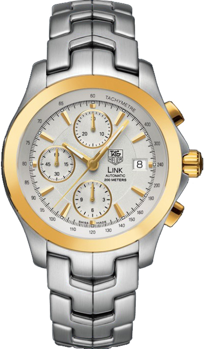 Tag Heuer Link Self winding Automatic Silver Mens Watch CJF2150-BA0576 