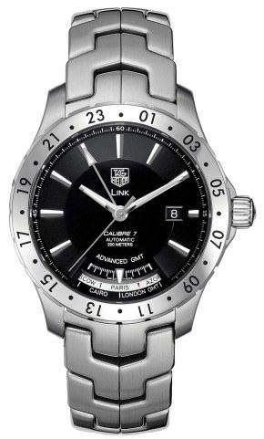 Tag Heuer Link Self winding Automatic Black Mens Watch WJ2010-BA0591 