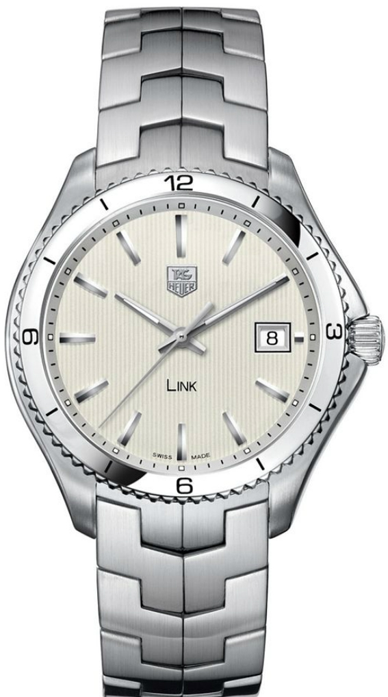 Tag Heuer Link Battery Operated Quartz Silver Mens Watch WAT1111.BA0950 