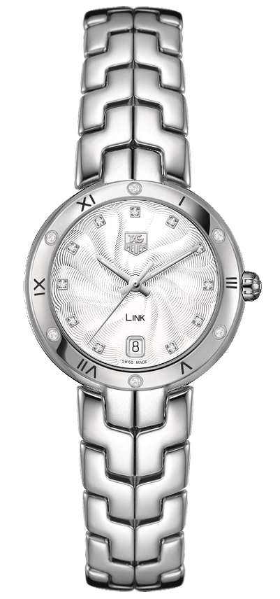 Tag Heuer Link Battery Operated Quartz Silver Ladies Watch WAT1312.BA0956 