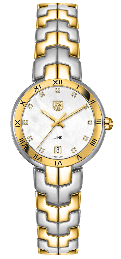 Tag Heuer Link 
Battery Operated Quartz Pearl White Ladies Watch WAT1351-BB0957 