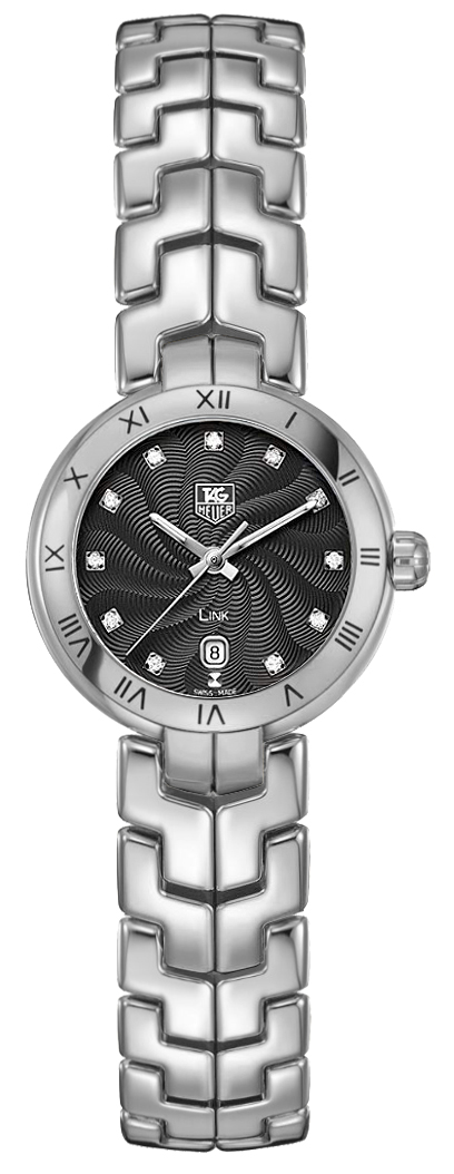 Tag Heuer Link 
Battery Operated Quartz Black Ladies Watch WAT1410.BA0954 