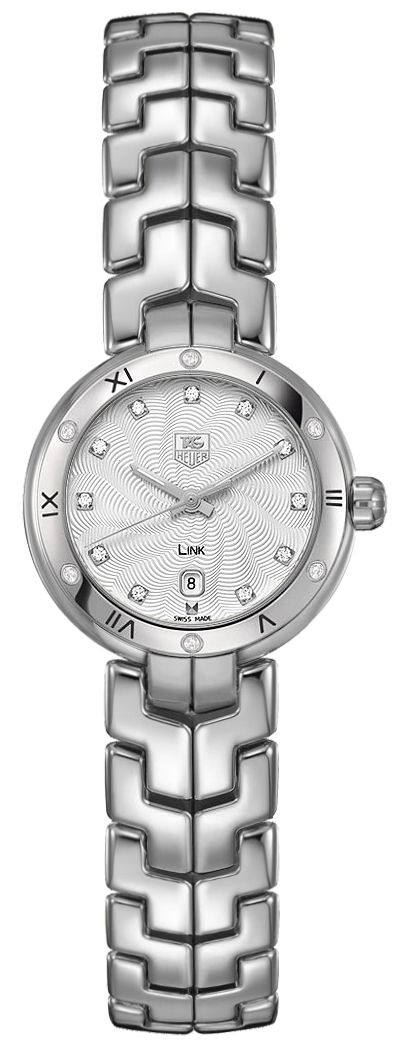 Tag Heuer Link 
Battery Operated Quartz Silver Ladies Watch WAT1413.BA0954 