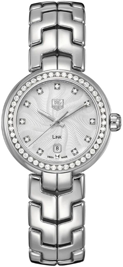 Tag Heuer Link 
Battery Operated Quartz Silver Ladies Watch WAT1414.BA0954 