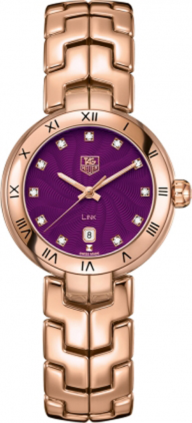 Tag Heuer Link 
Battery Operated Quartz Purple Ladies Watch WAT1440-BG0959 