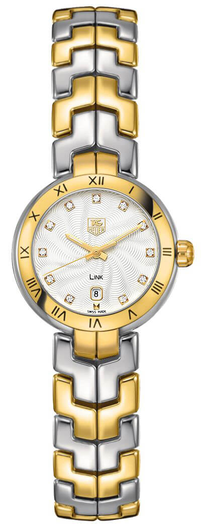 Tag Heuer Link Battery Operated Quartz Silver Ladies Watch WAT1450.BB0955 
