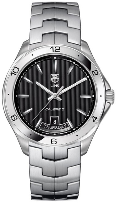 Tag Heuer Link Self winding Automatic Black Mens Watch WAT2010.BA0951 