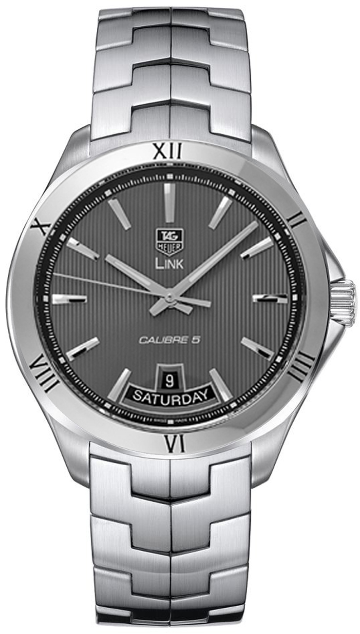 Tag Heuer Link Self winding Automatic Grey Mens Watch WAT2015-BA0951 