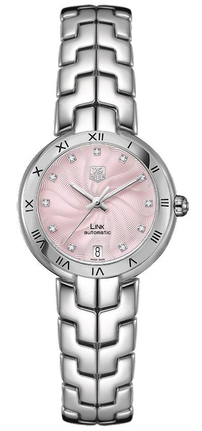 Tag Heuer Link Self winding Automatic Pink Ladies Watch WAT2313.BA0956 