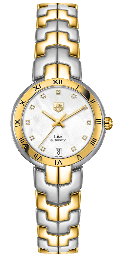 Tag Heuer Link Self winding Automatic White Ladies Watch WAT2351-BB0957 