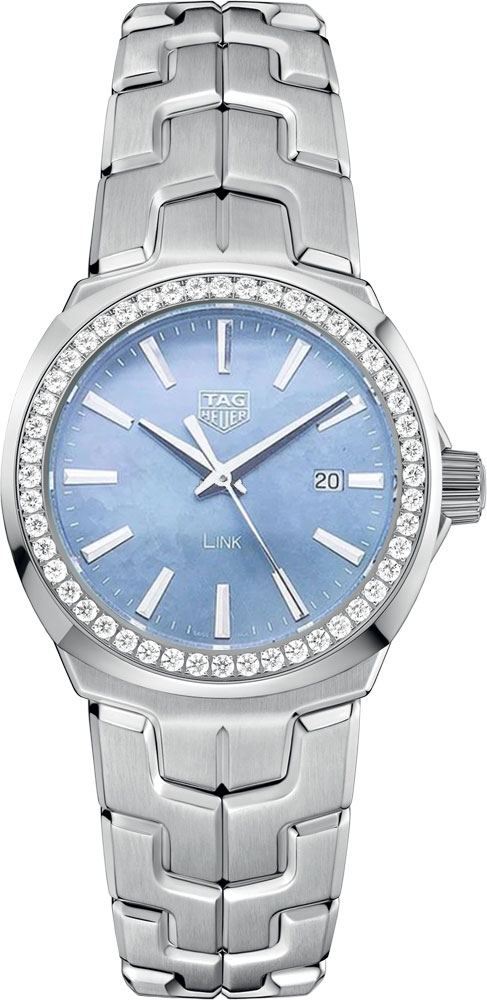 Tag Heuer Link Battery Operated Quartz Blue Ladies Watch WBC1315-BA0600 