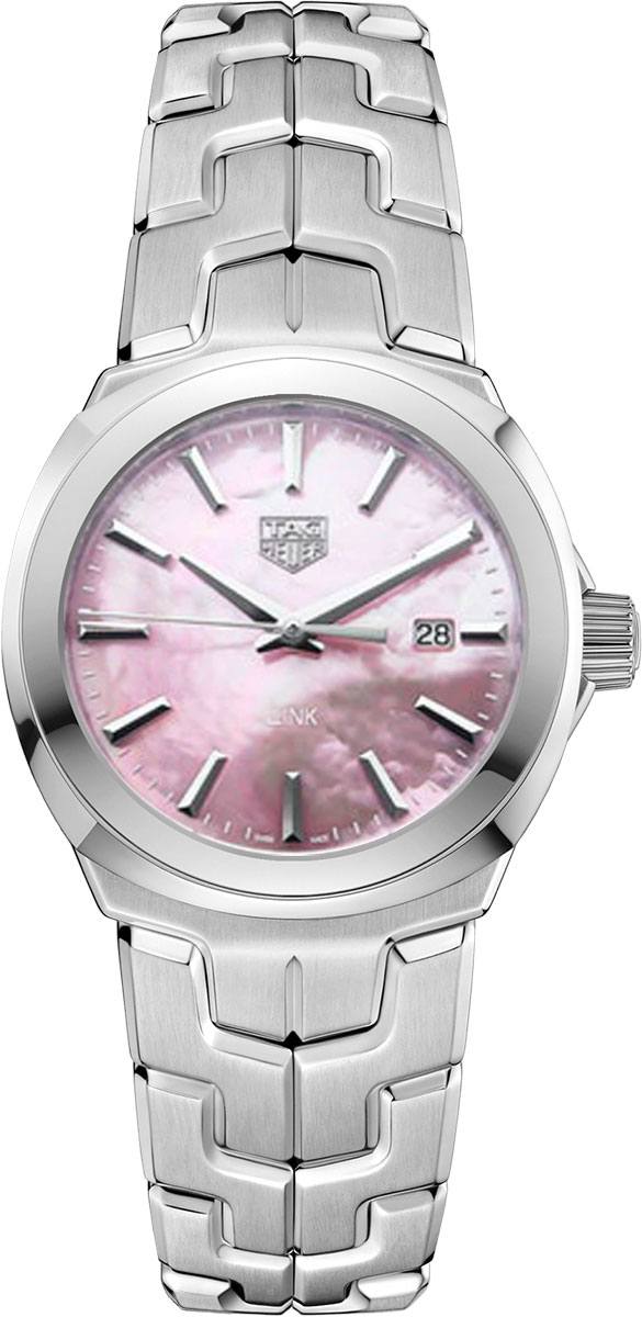 Tag Heuer Link Battery Operated Quartz Pink Ladies Watch WBC1317.BA0600 